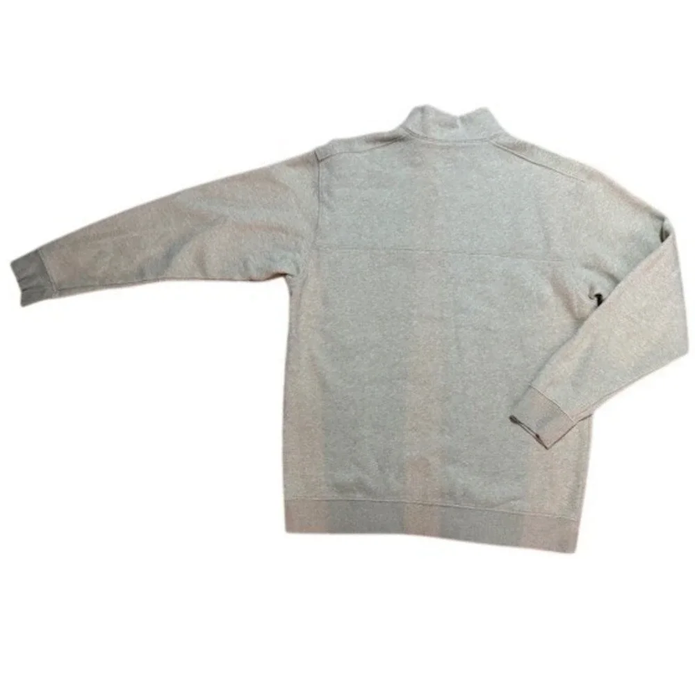 Columbia Pullover Mens XL Tan Heather Quarter Zip Mock Neck Long Sleeve Fleece‎